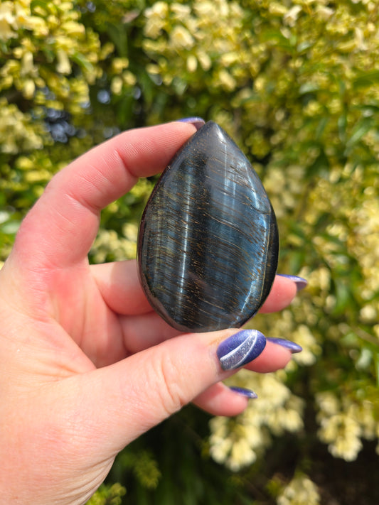 Blue Tigers Eye Flame F