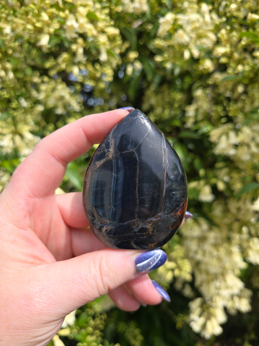 Blue Tigers Eye Flame i