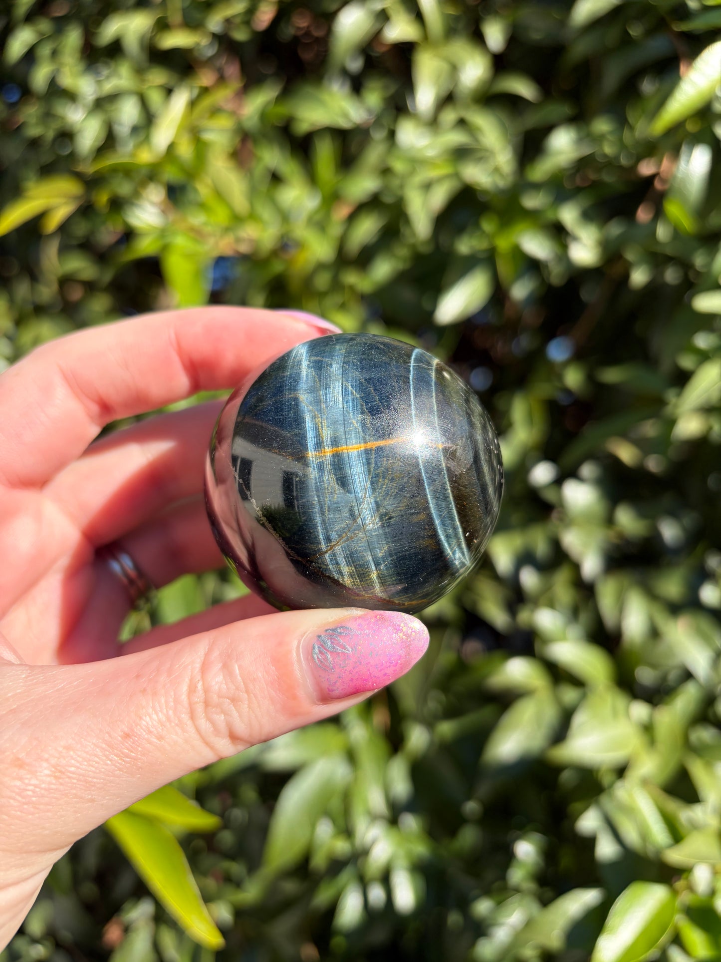 Blue Tigers Eye Sphere A