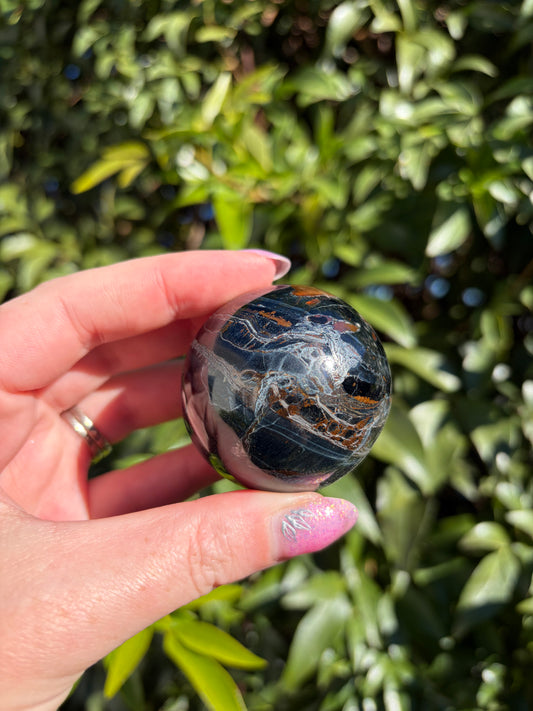 Blue Tigers Eye Sphere B