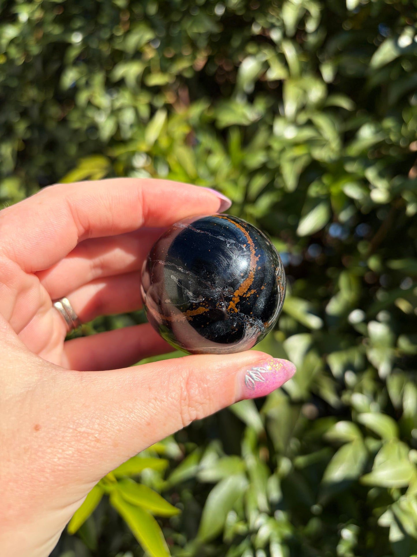 Blue Tigers Eye Sphere C