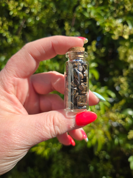 Bronzite Crystal Chip Bottle