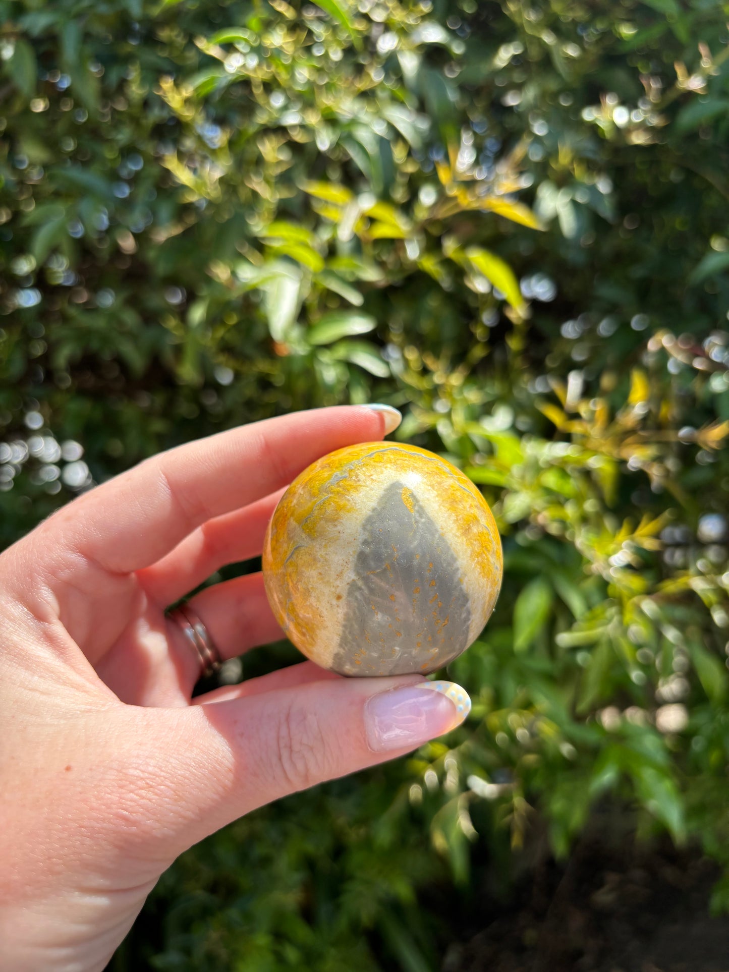 Bumble Bee Jasper Sphere A