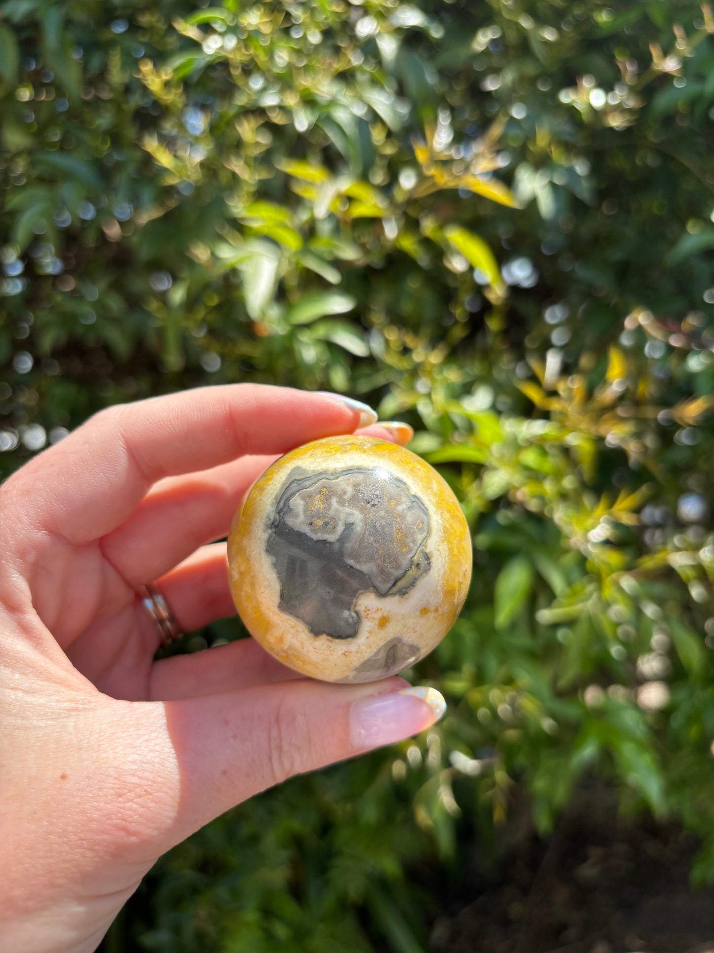Bumble Bee Jasper Sphere A