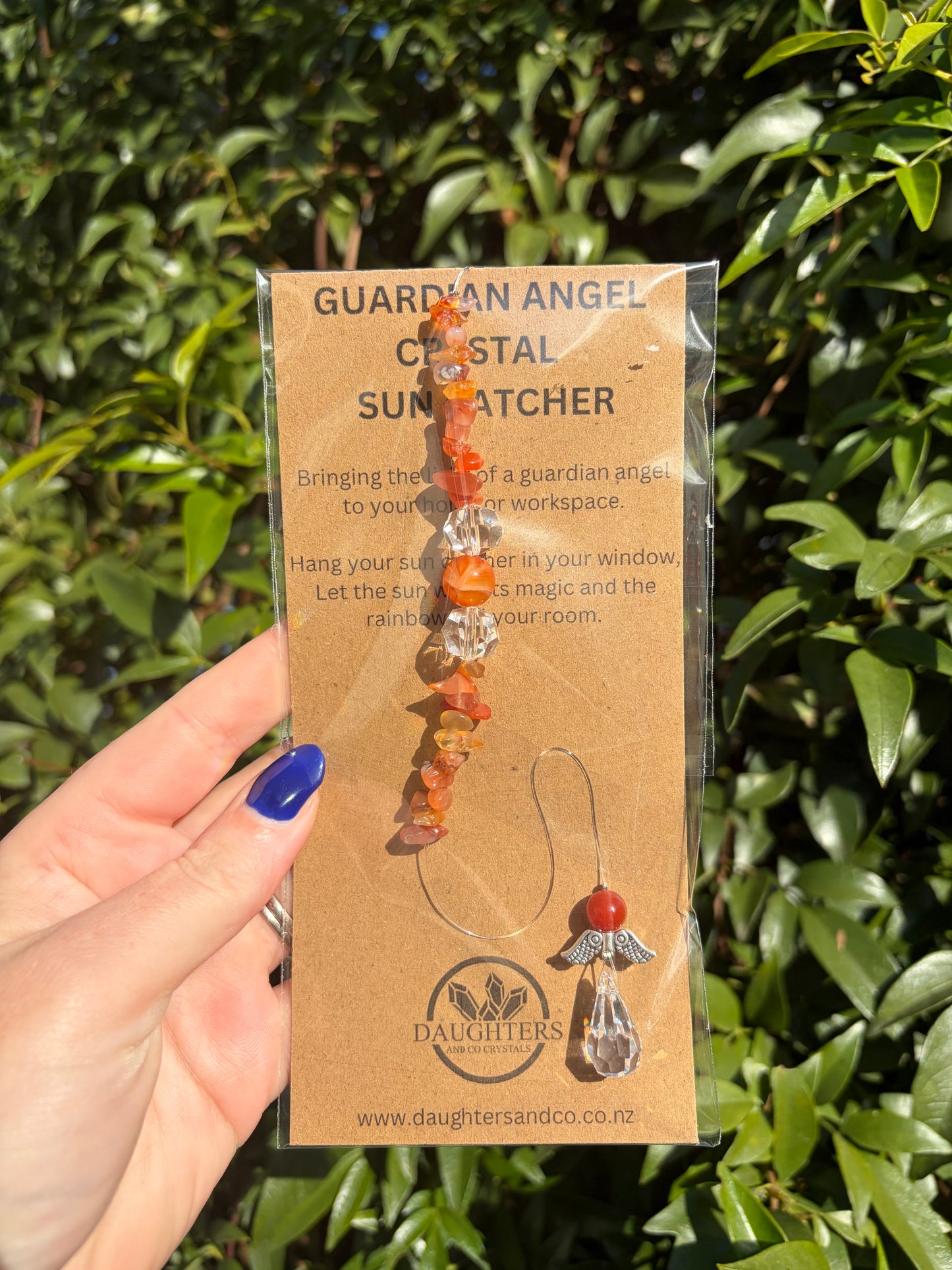 Carnelian | Guardian Angel Sun Catcher B