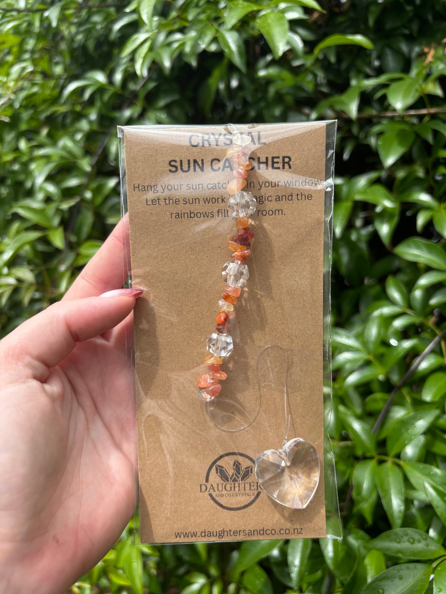Carnelian | Heart Sun Catcher A
