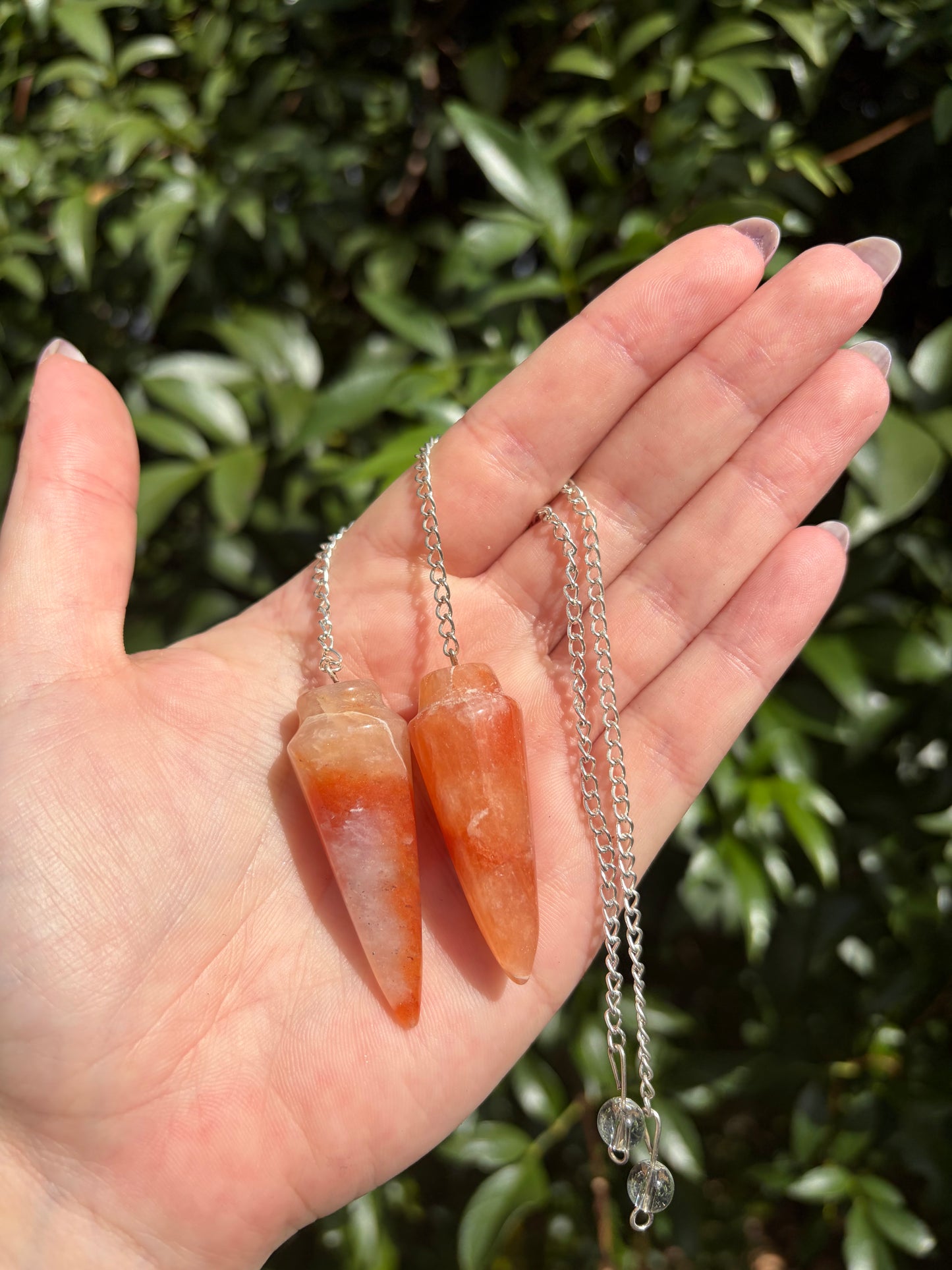 Carnelian Cone Pendulum