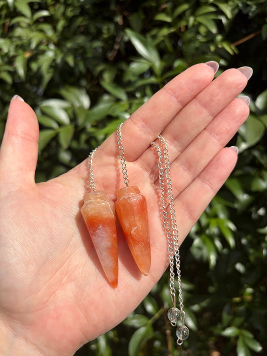 Carnelian Cone Pendulum