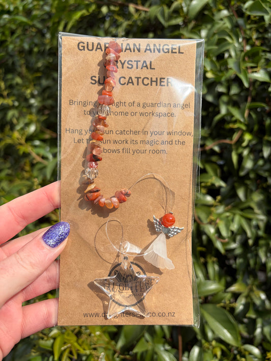 Carnelian | Guardian Angel Star Sun Catcher