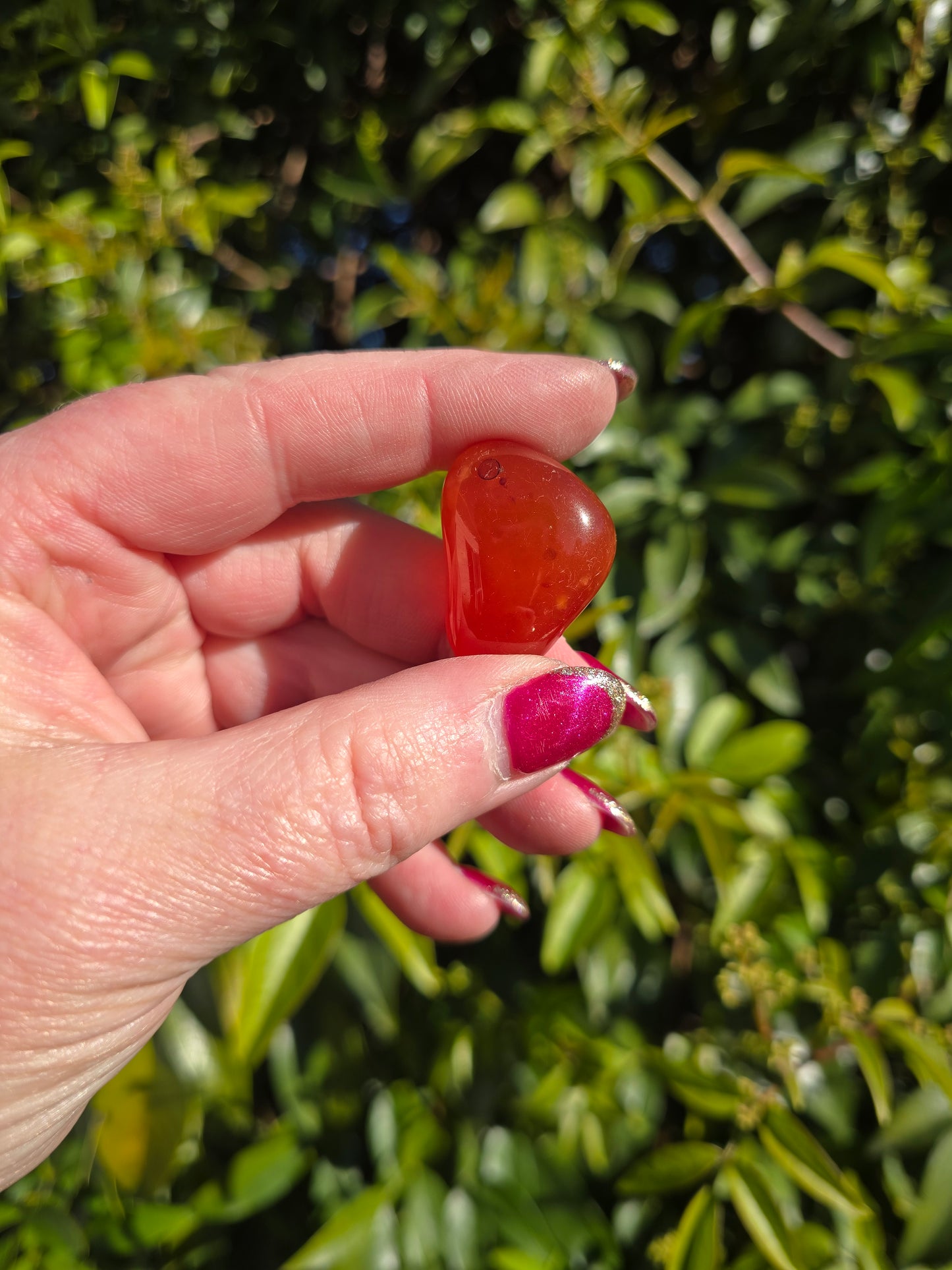 Carnelian Tumbled Stone Medium