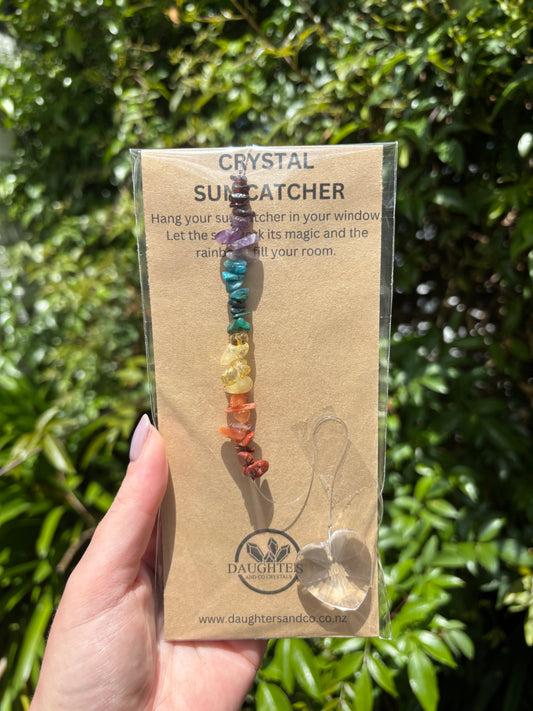 Chakra x7 Crystals | Heart Sun Catcher