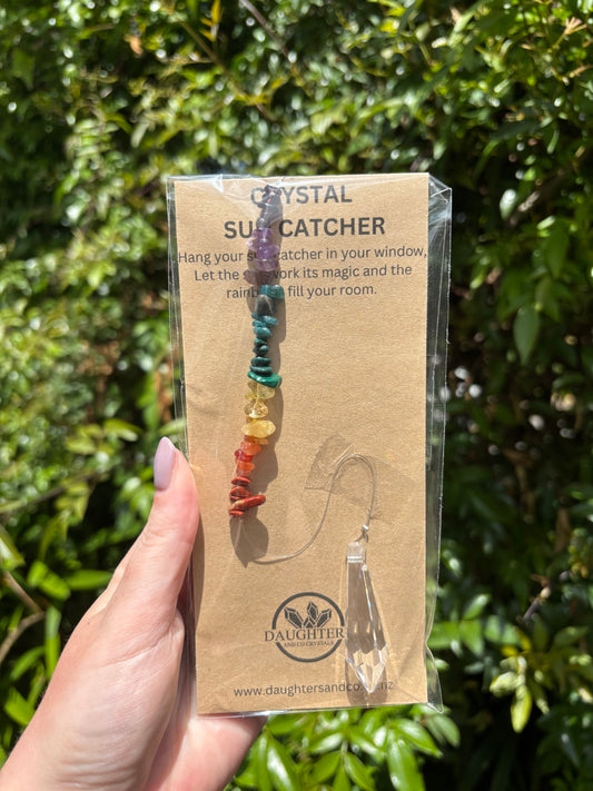 Chakra x7 Crystals | Point Sun Catcher
