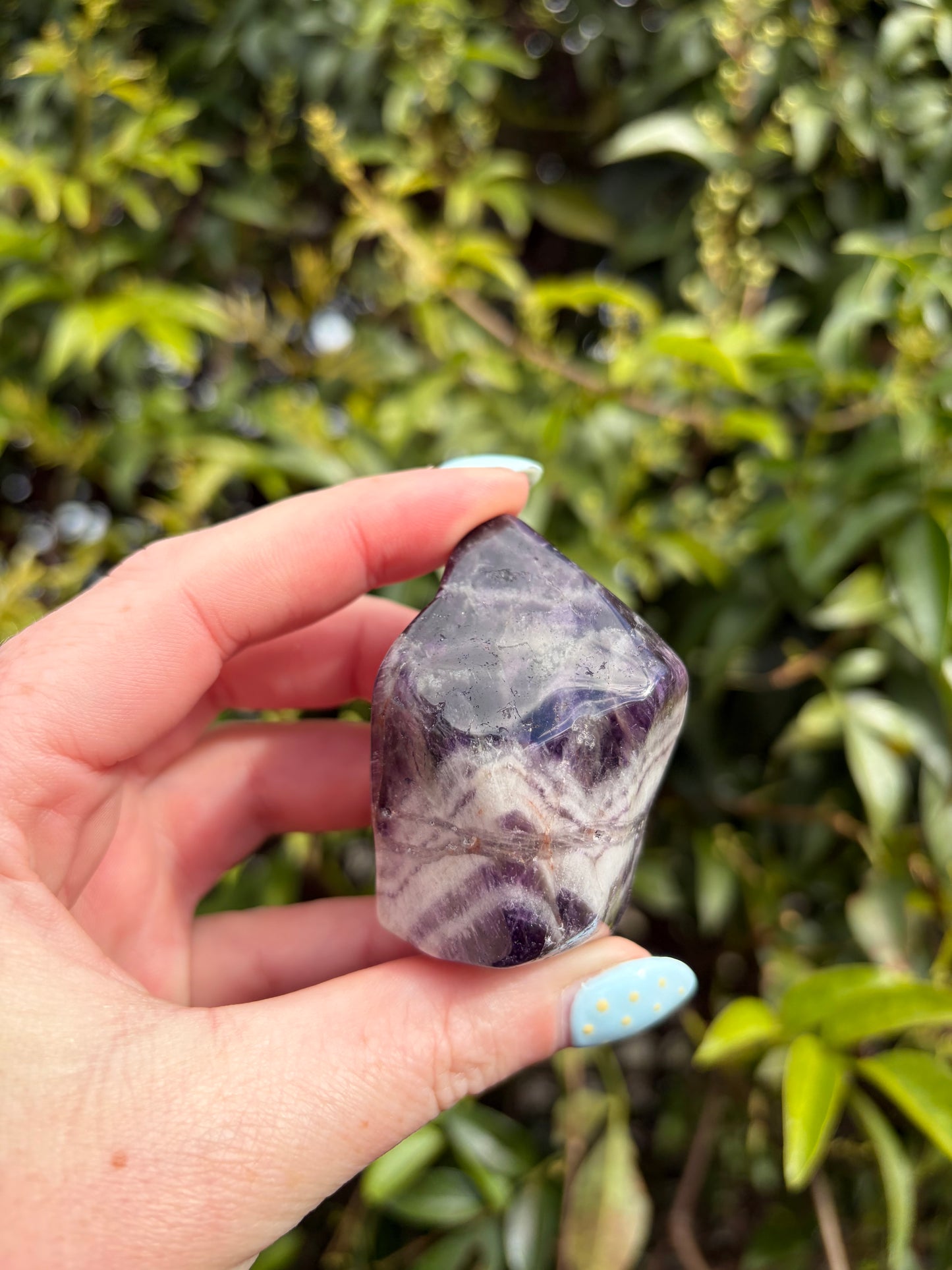 Chevron Amethyst Free Form Piece A