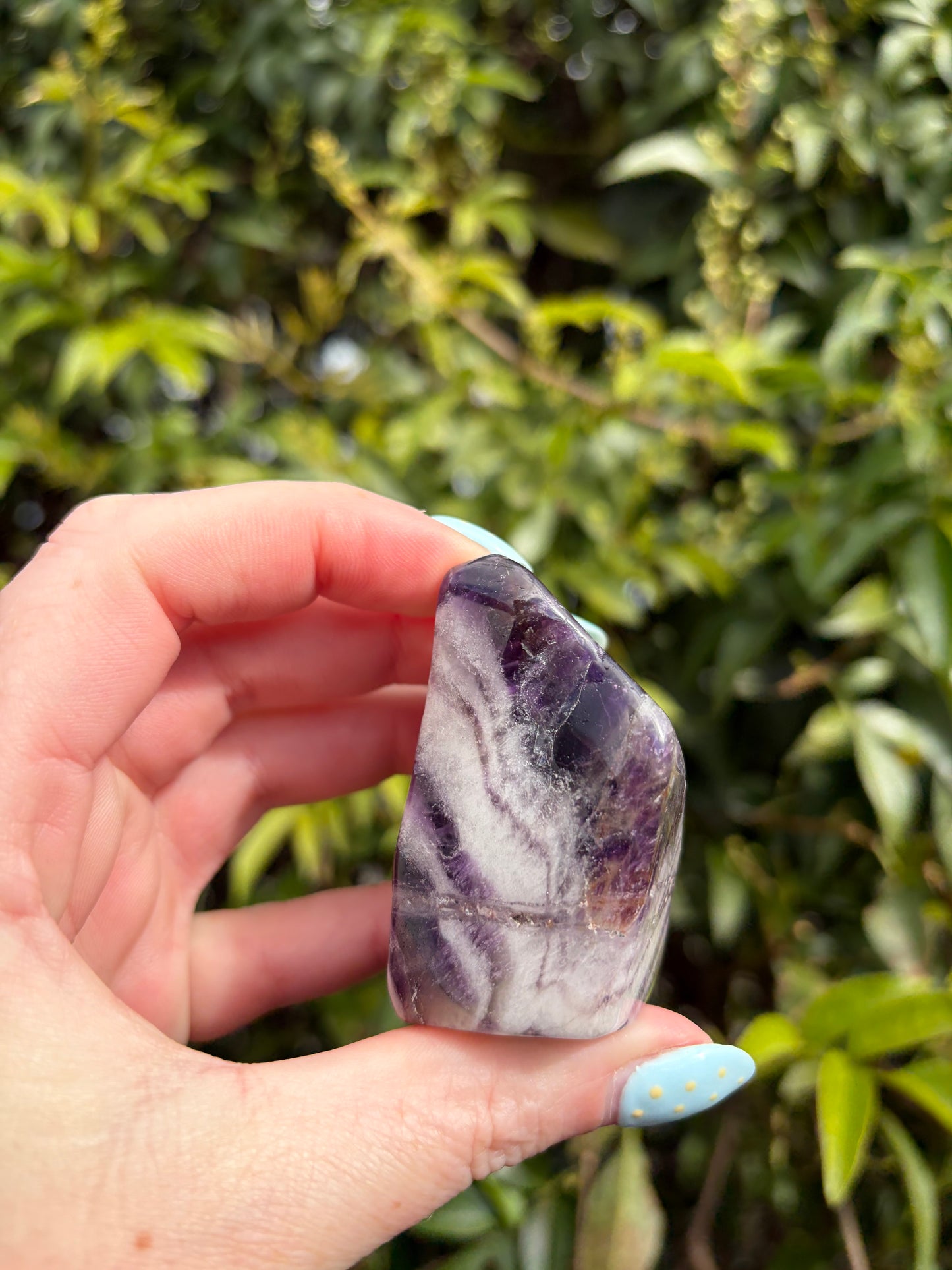 Chevron Amethyst Free Form Piece A