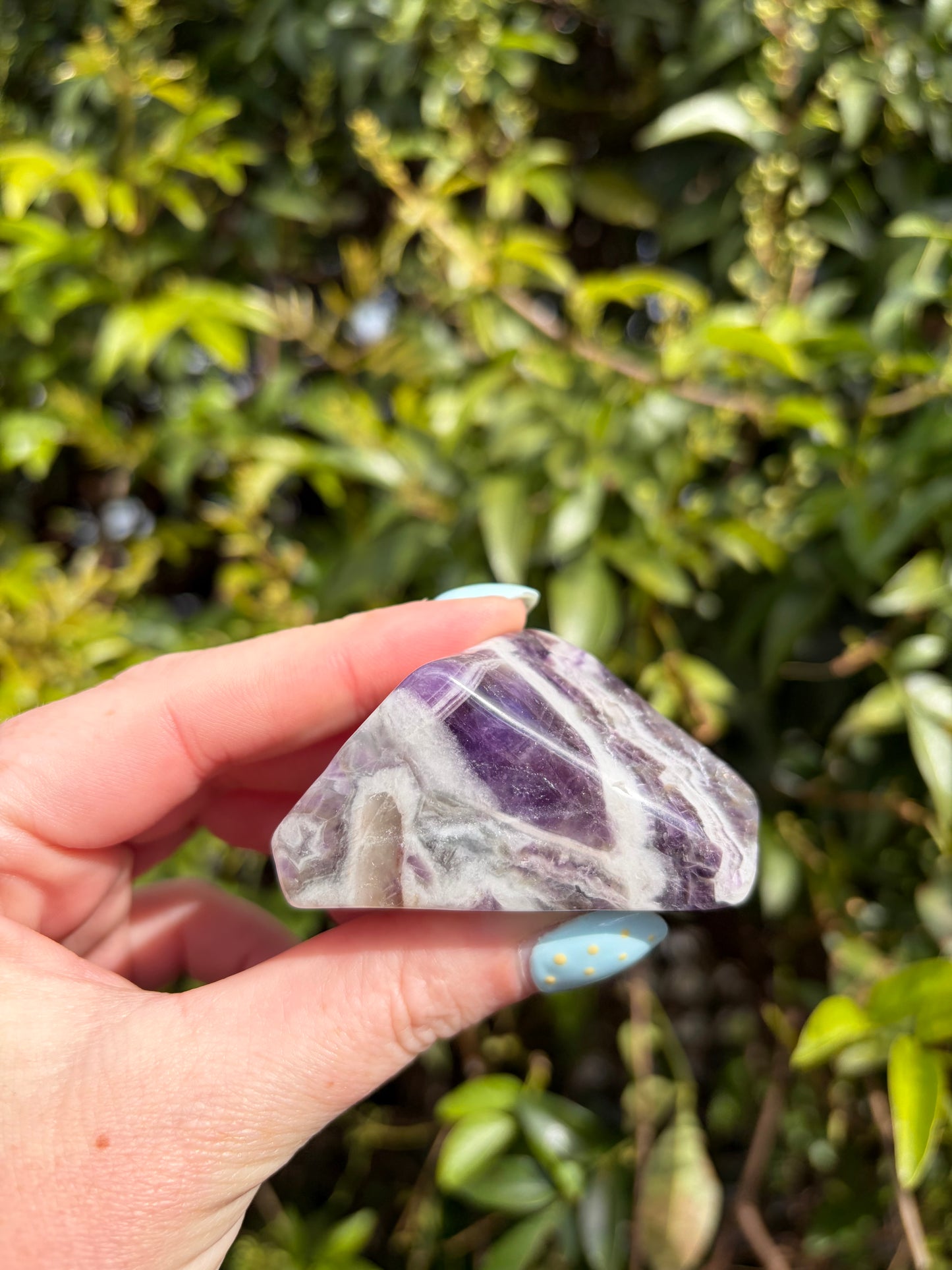 Chevron Amethyst Free Form Piece B
