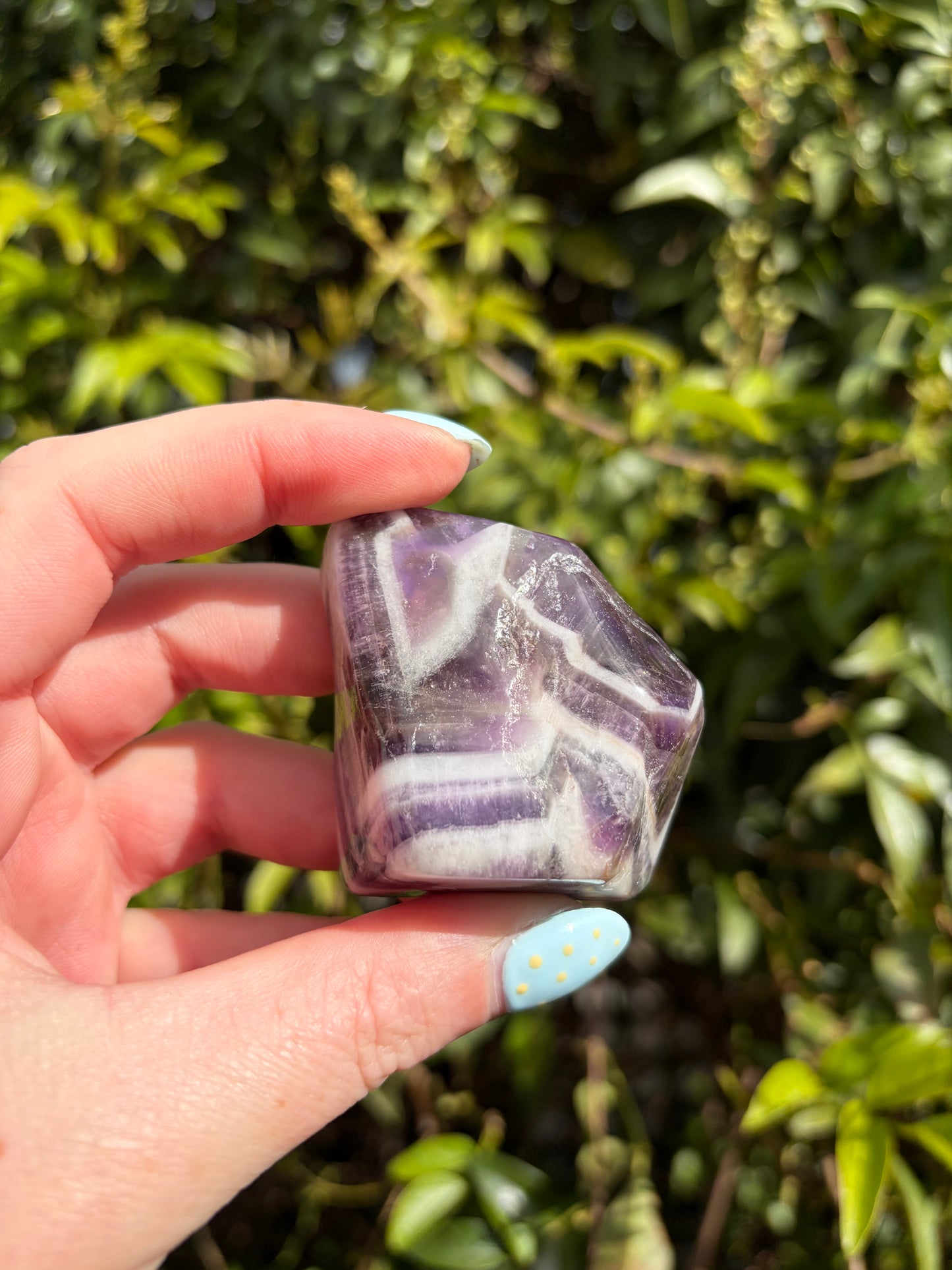 Chevron Amethyst Free Form Piece C