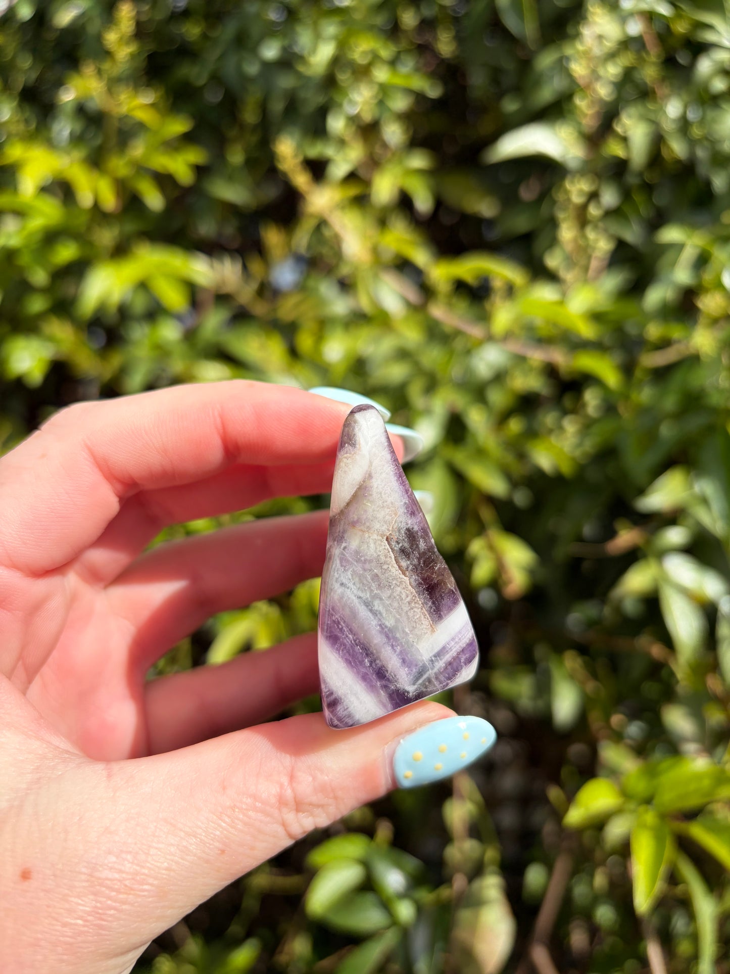 Chevron Amethyst Free Form Piece C
