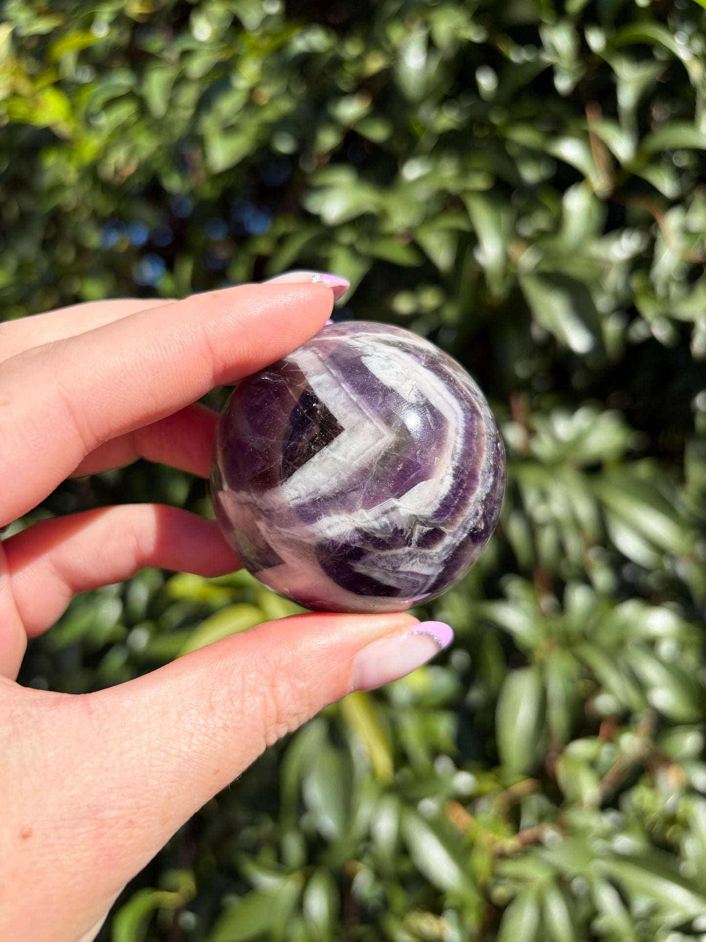 Chevron Amethyst Mini Bowl A
