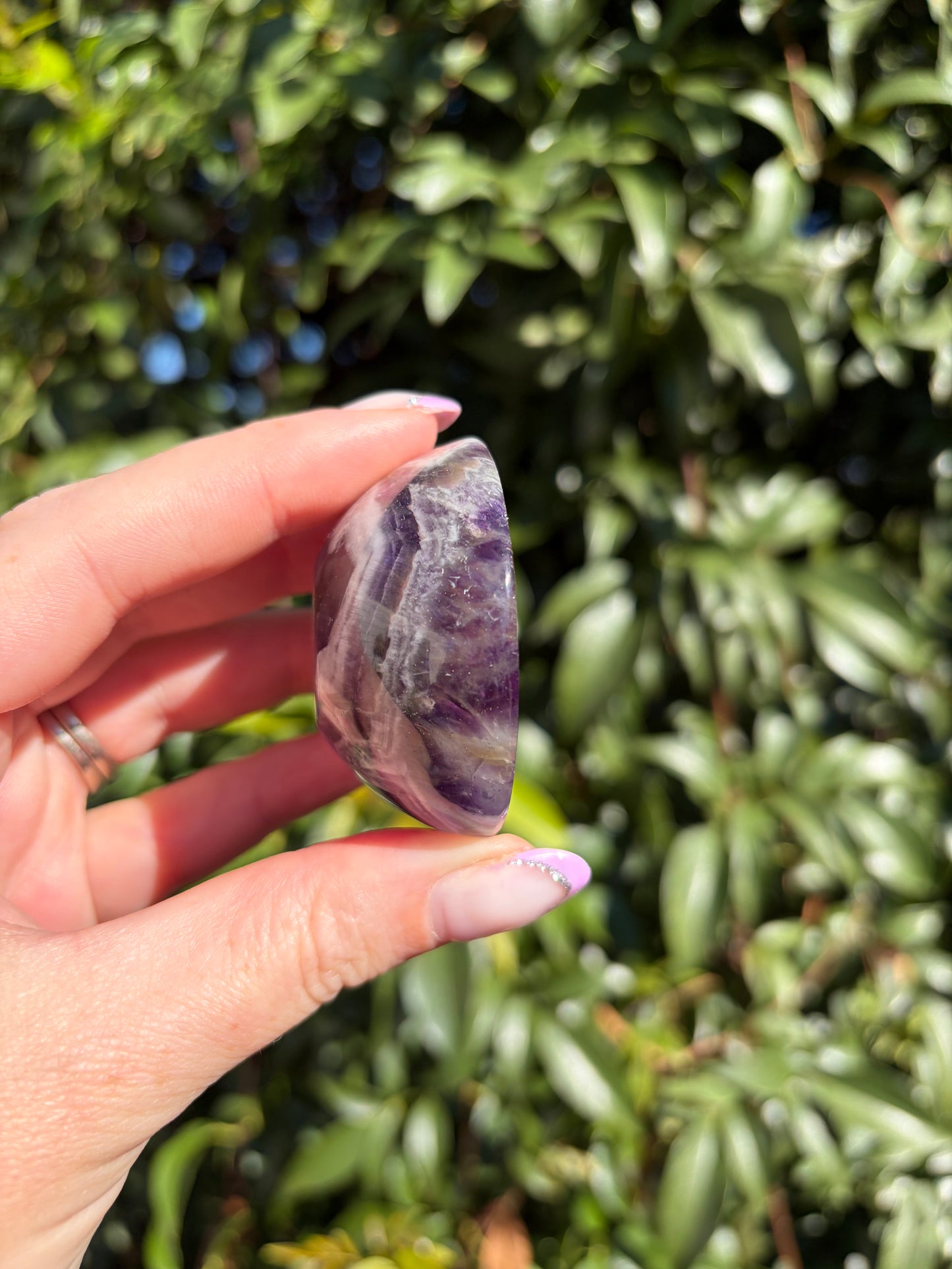 Chevron Amethyst Mini Bowl A