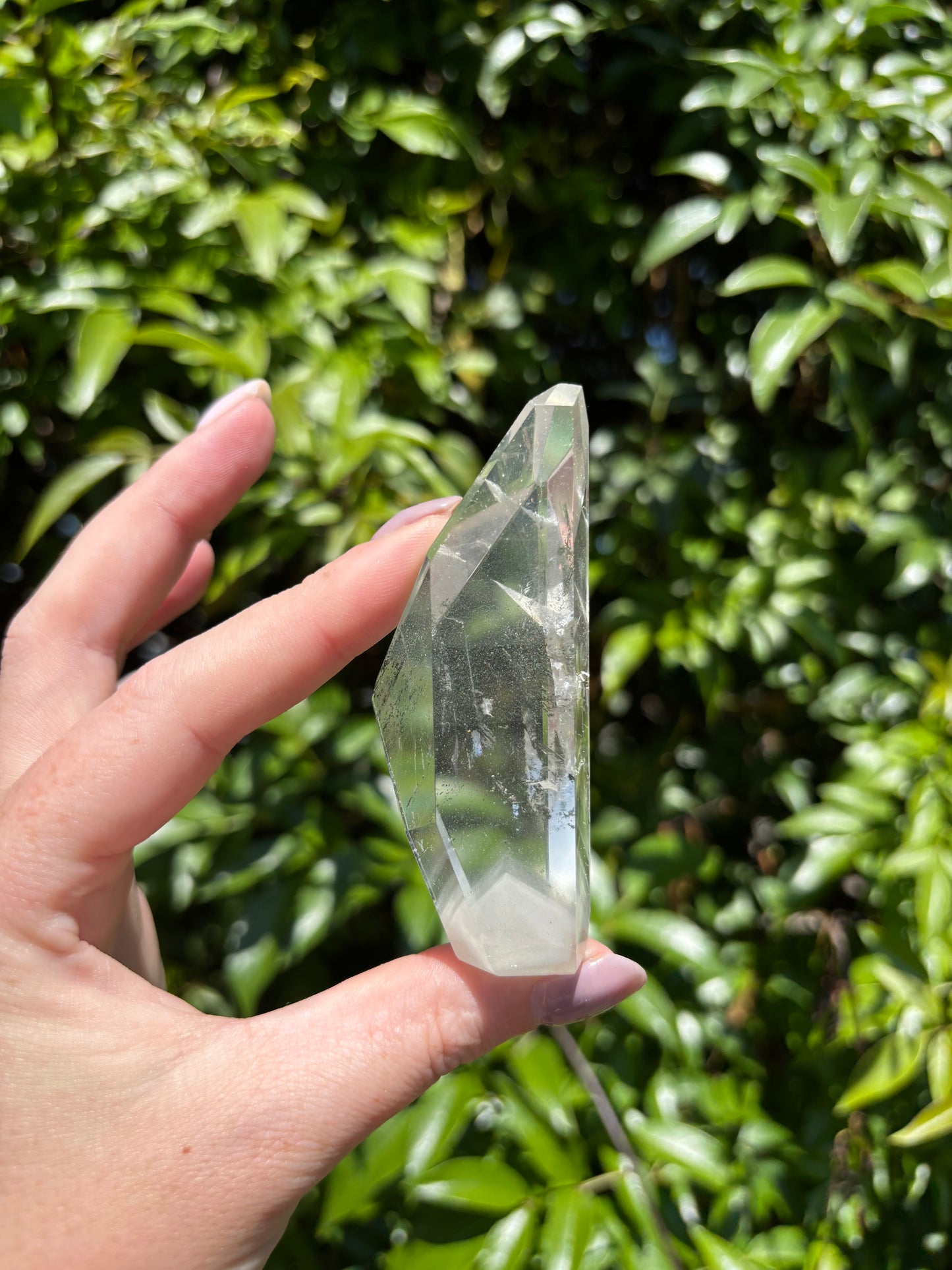 Chlorite Phantom Quartz Polished Piece F