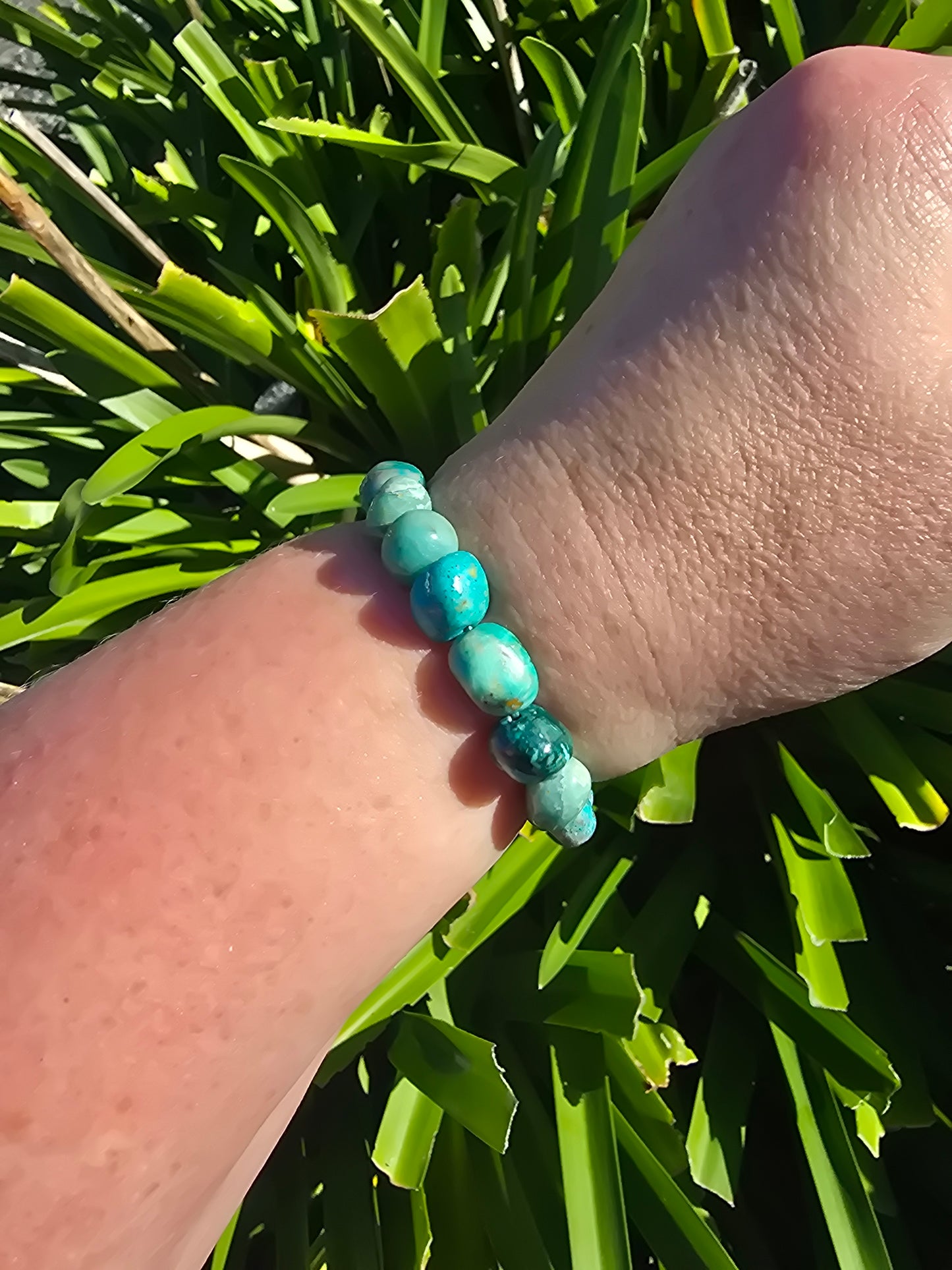 Chrysocolla | Nugget Bead Bracelet