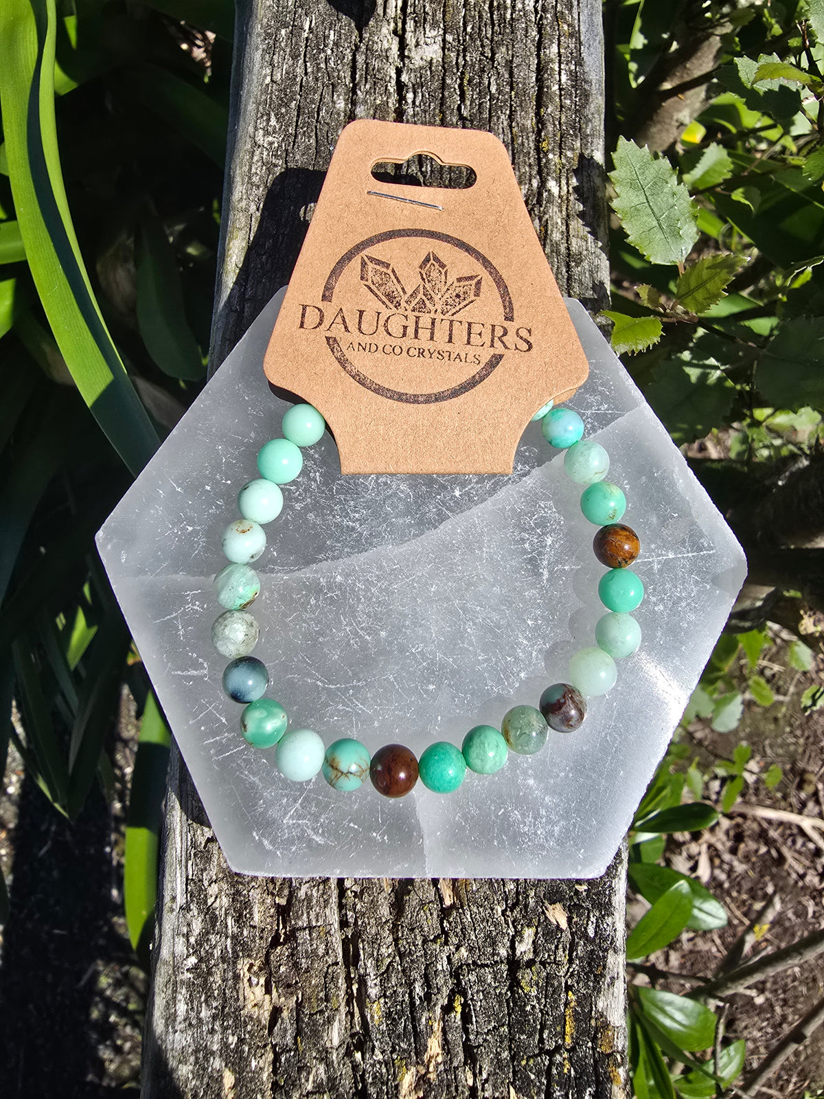 Chrysoprase | Round Bead Bracelet 6 mm