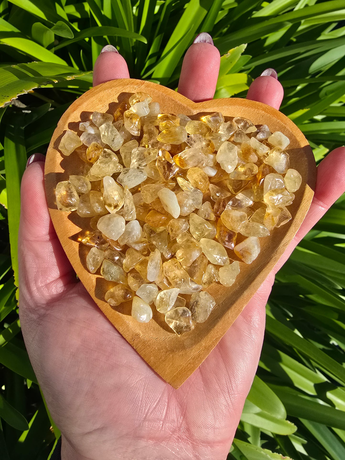Citrine Crystal Chip 100 gms Bag