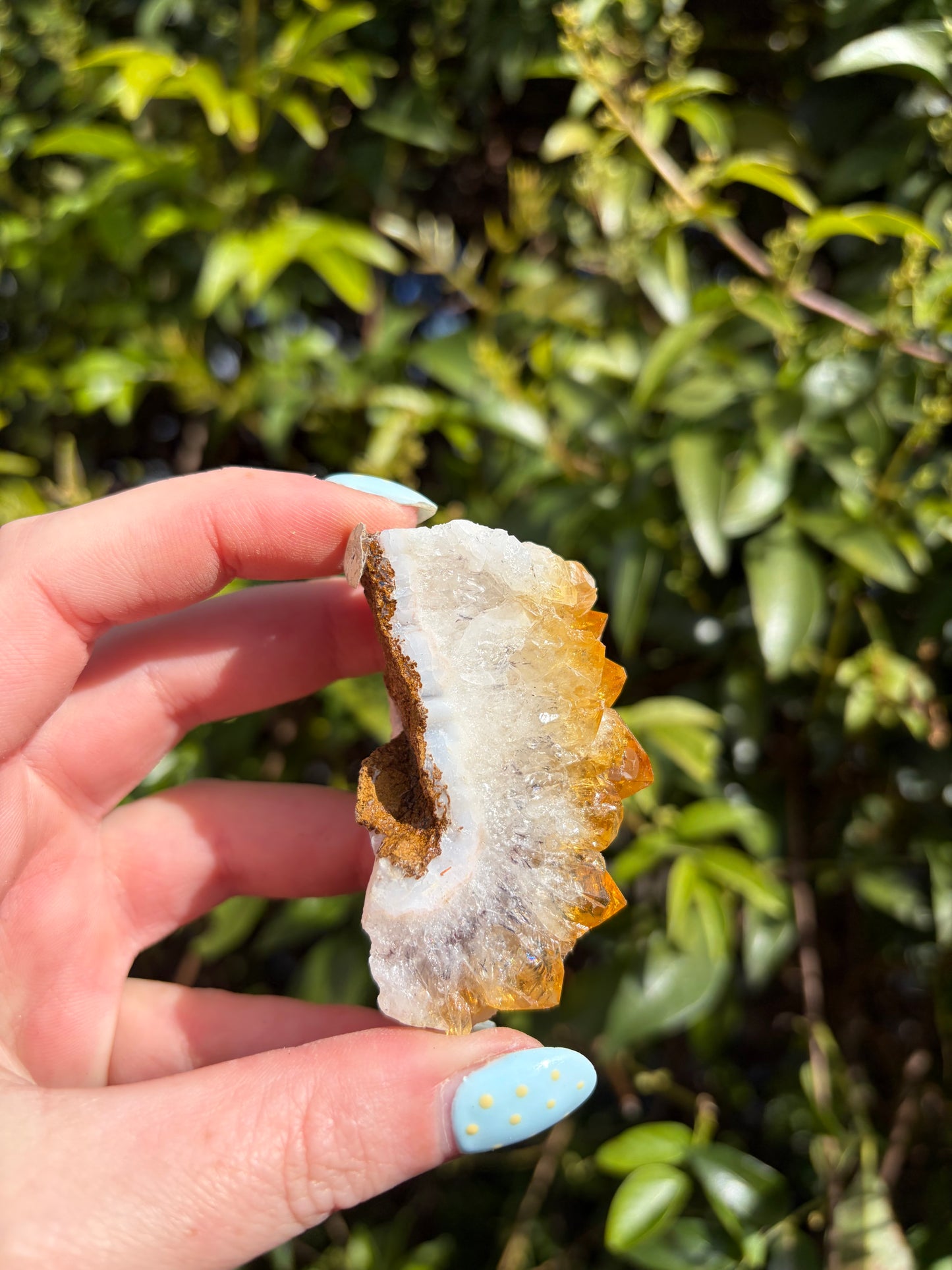 Citrine Druzy Cluster Piece J