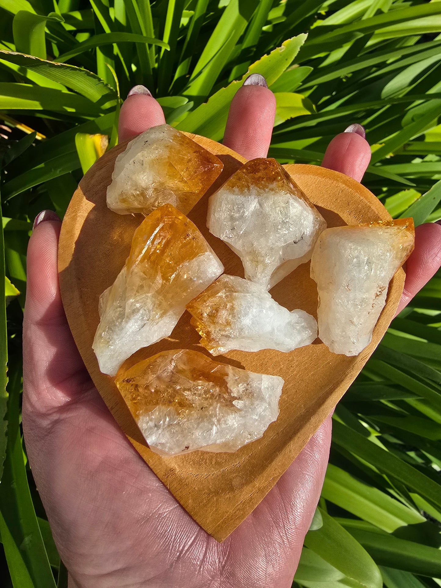 Citrine Rough Point Small