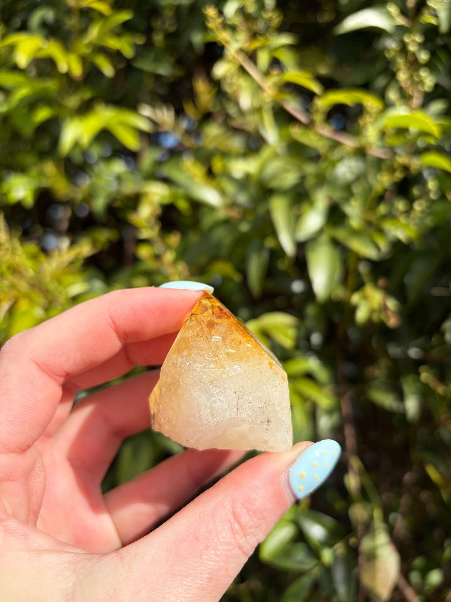 Citrine Semi Polished Point A