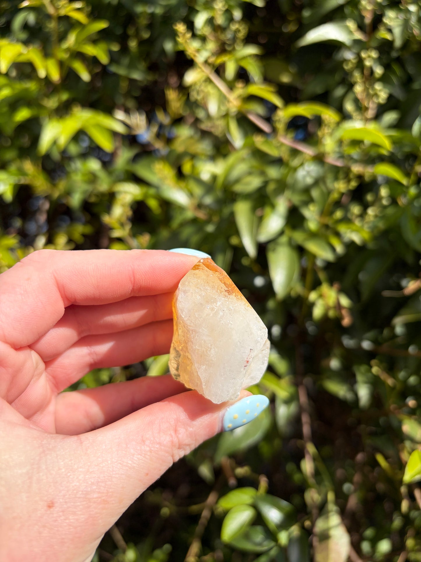 Citrine Semi Polished Point B