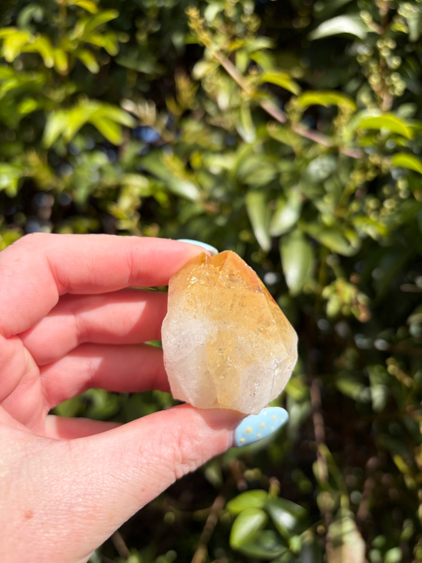 Citrine Semi Polished Point B