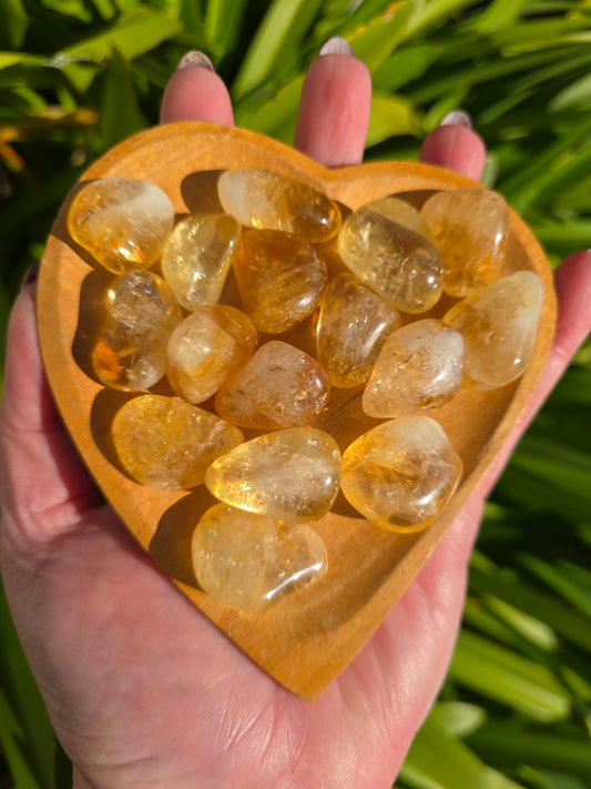 Citrine Tumbled Stone Small