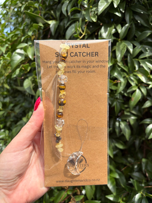 Citrine & Tigers Eye | Moon Sun Catcher