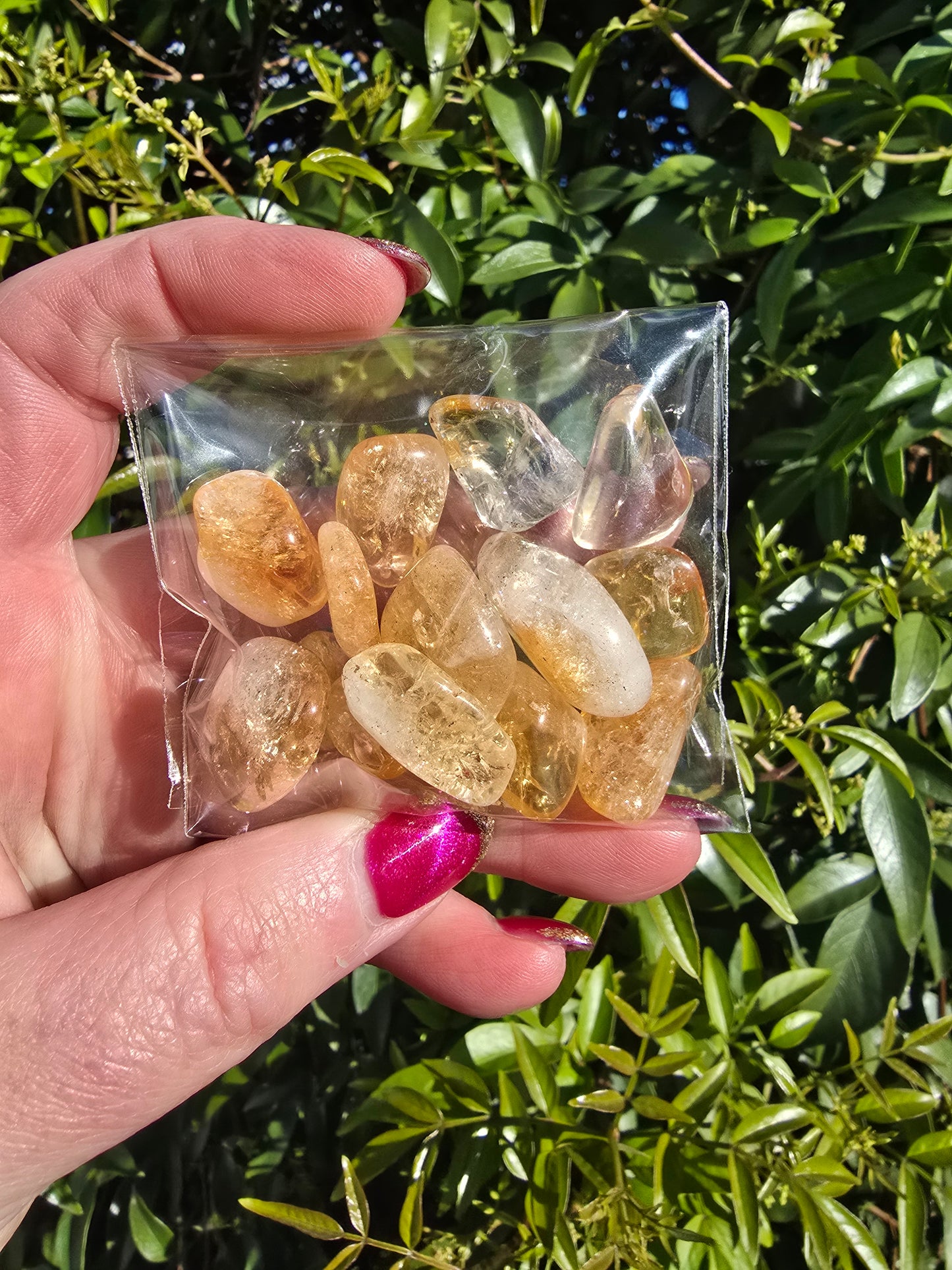 Citrine Small Tumbled Stones 15 Pack Valued at $30