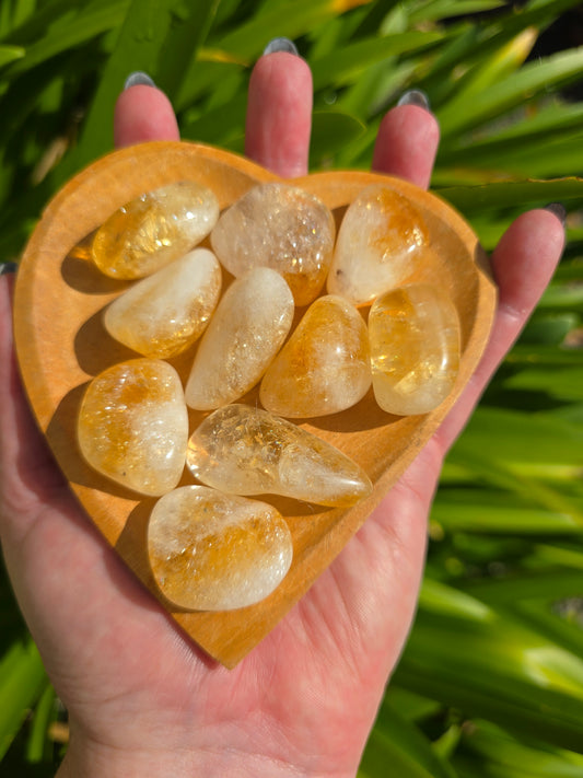 Citrine Medium Tumbled Stone