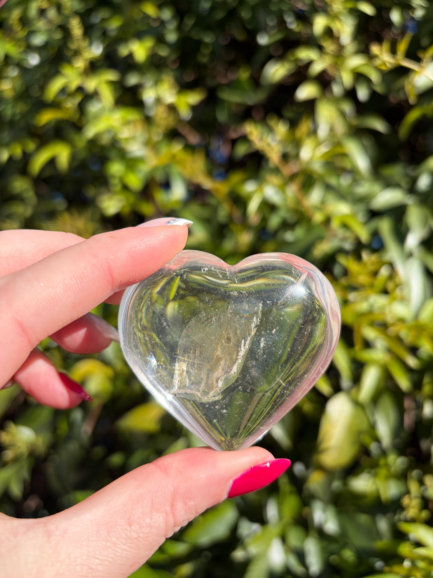 Clear Quartz Heart C