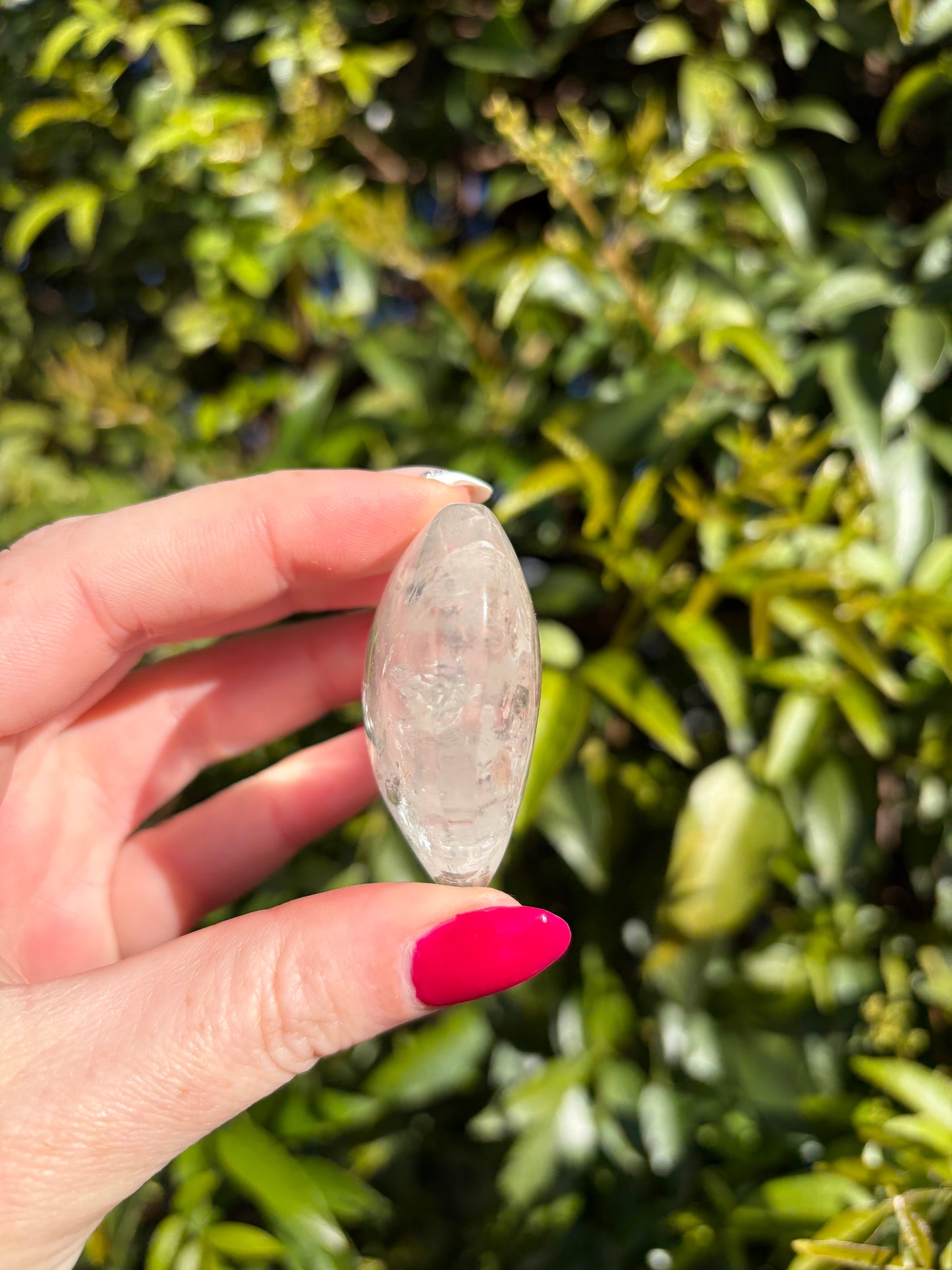 Clear Quartz Heart D