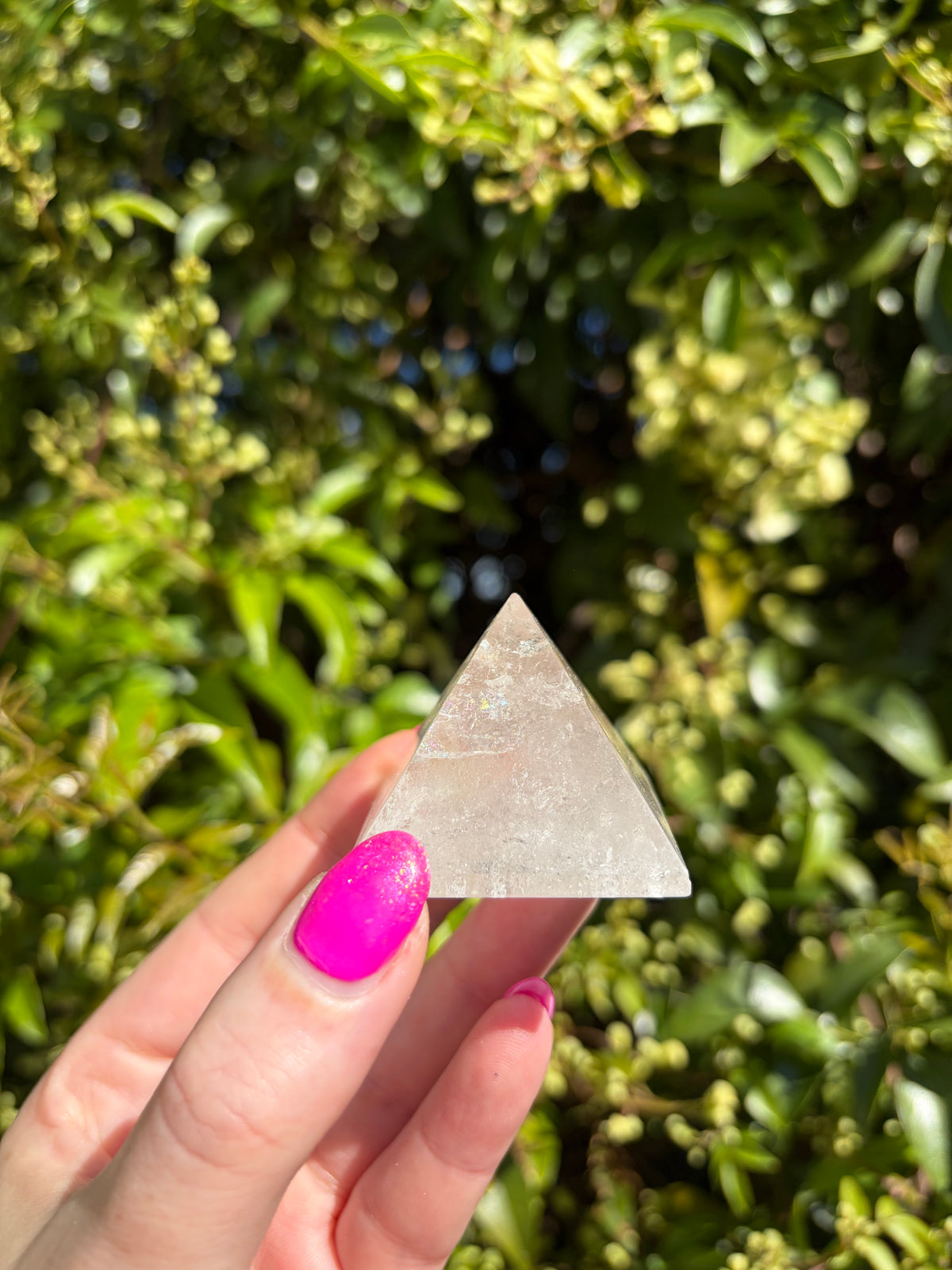 Clear Quartz Pyramid A