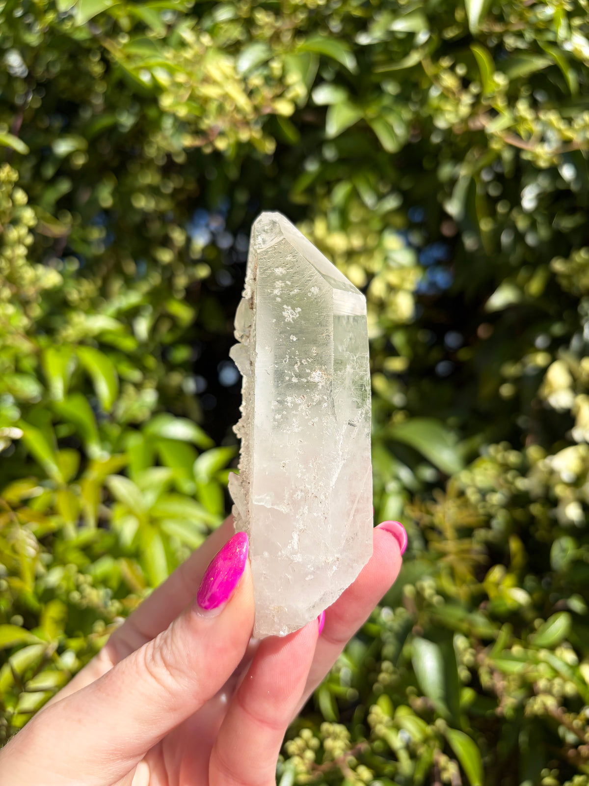 Clear Quartz Semi Polished Point A