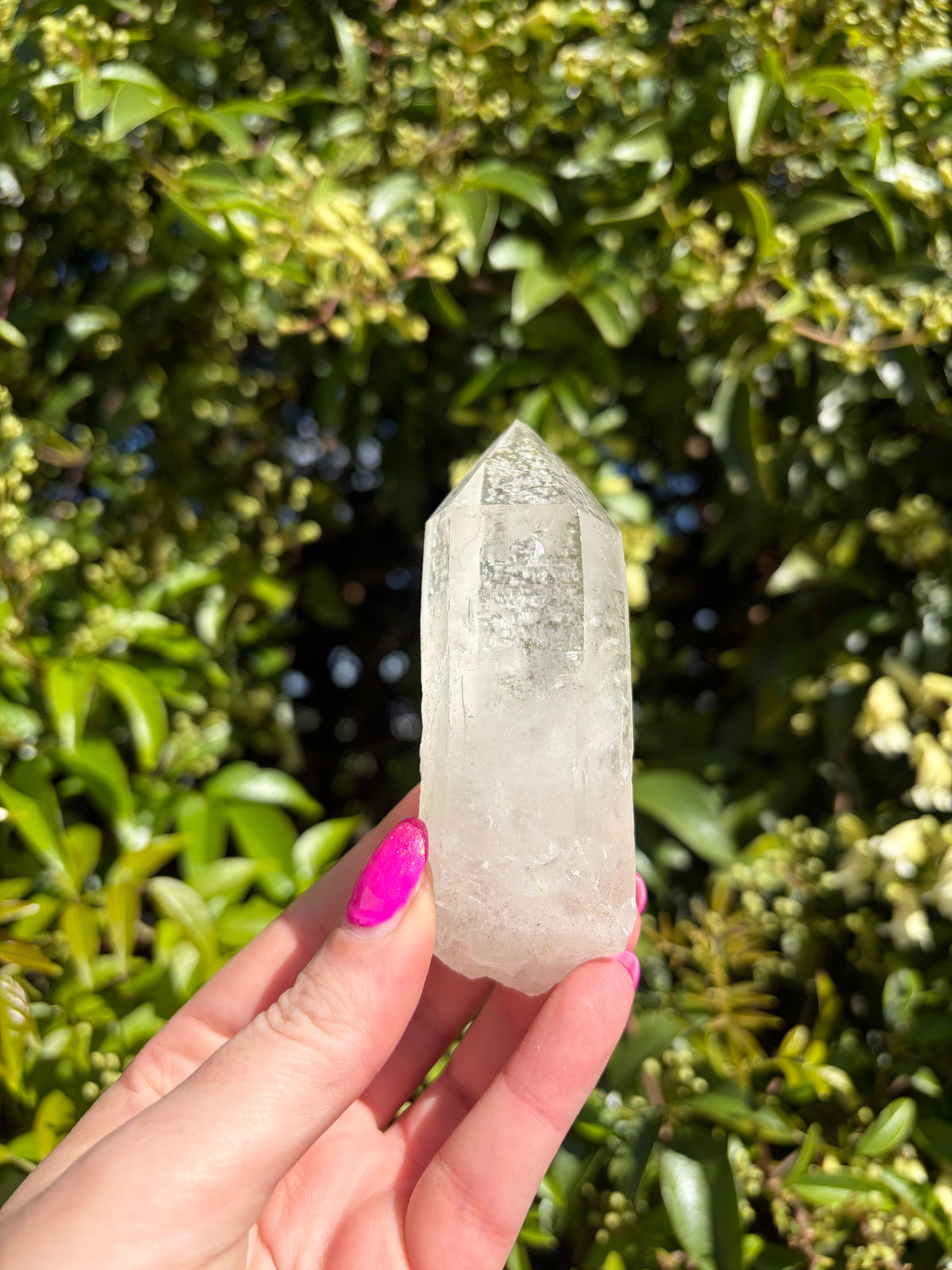 Clear Quartz Semi Polished Point A