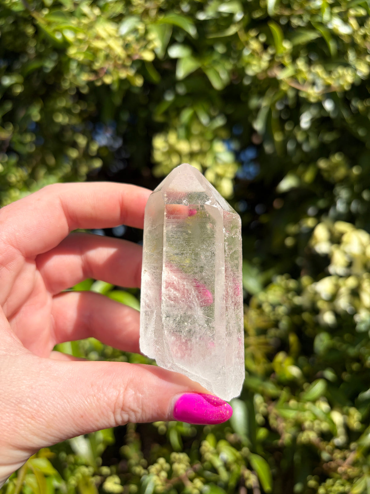 Clear Quartz Semi Polished Point B