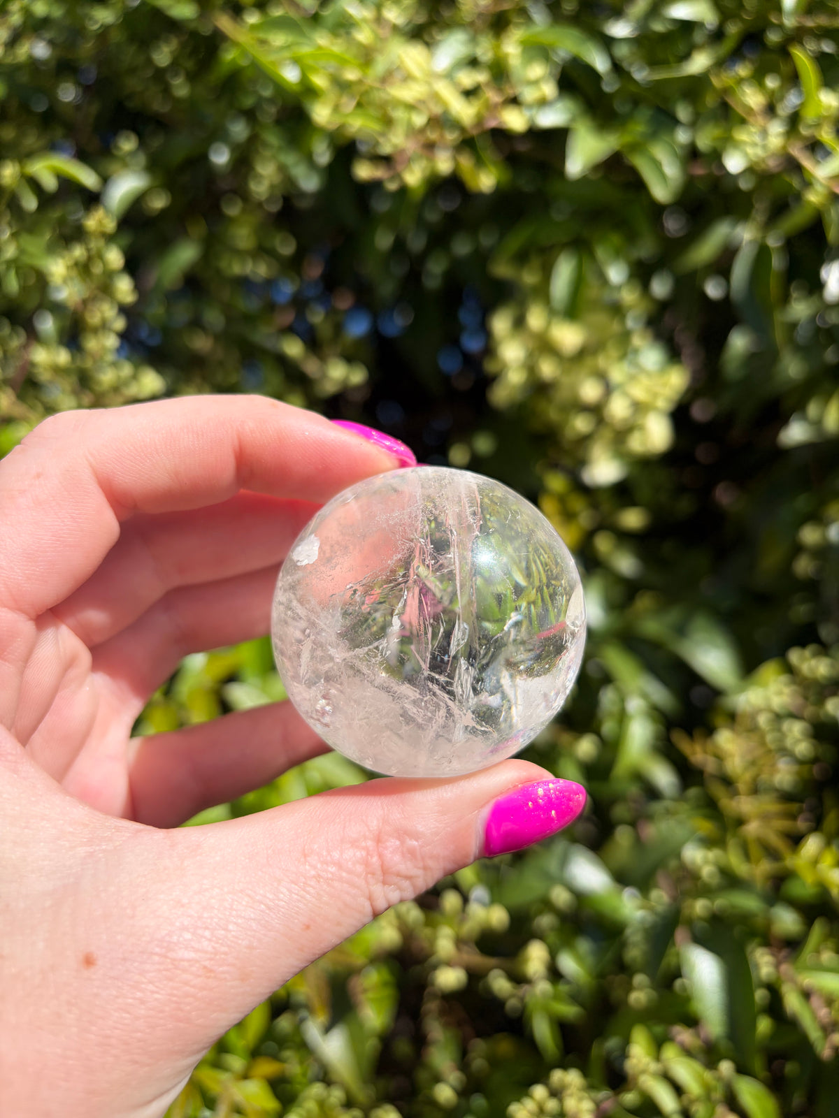 Clear Quartz Sphere H