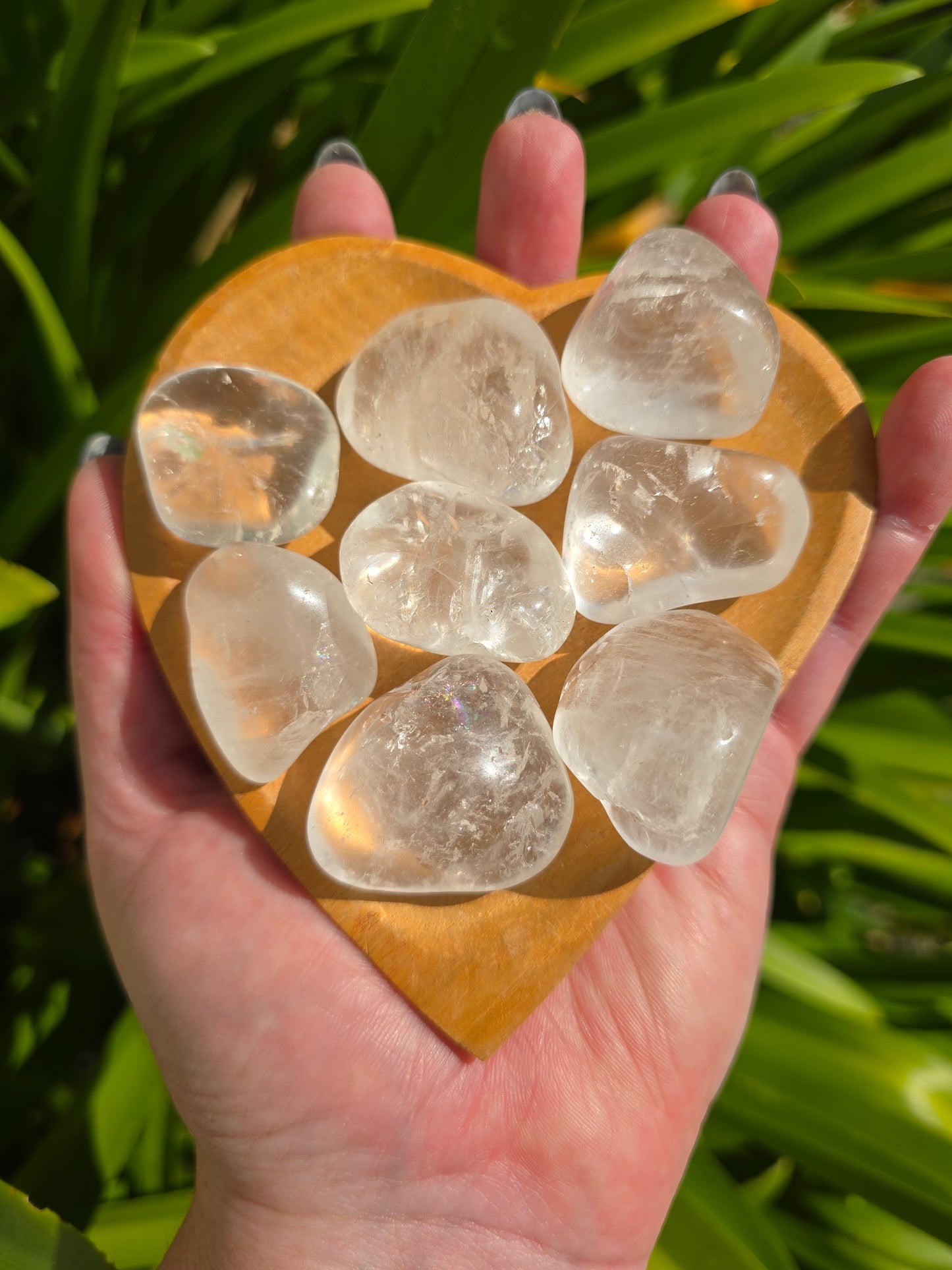 Clear Quartz Large Tumbled Stone