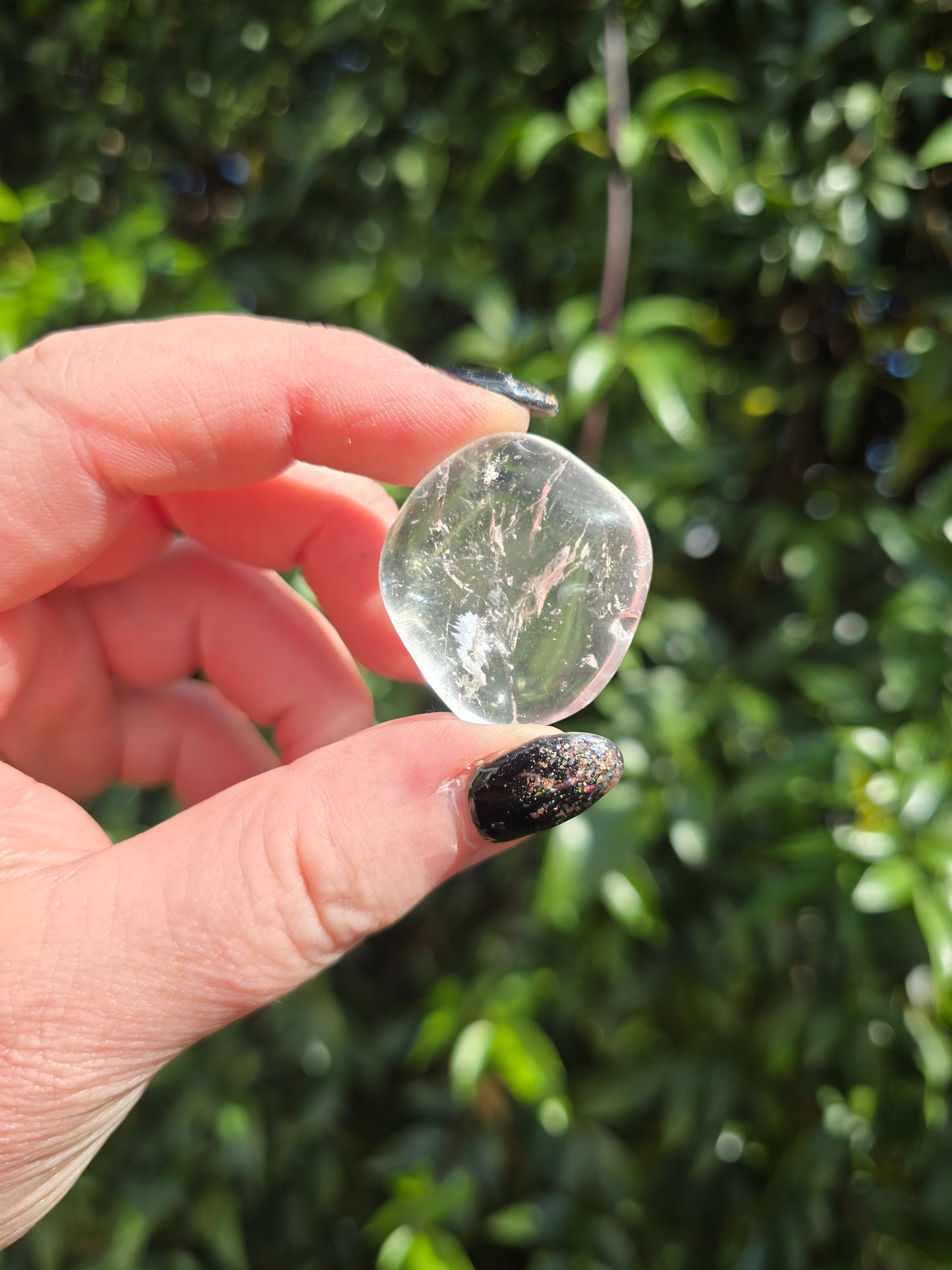 Clear Quartz Large Tumbled Stone