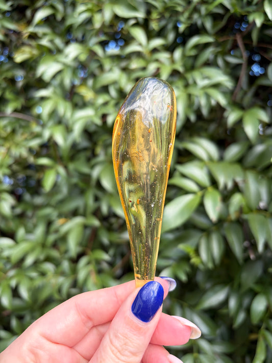 Copal Amber With Bugs Piece C