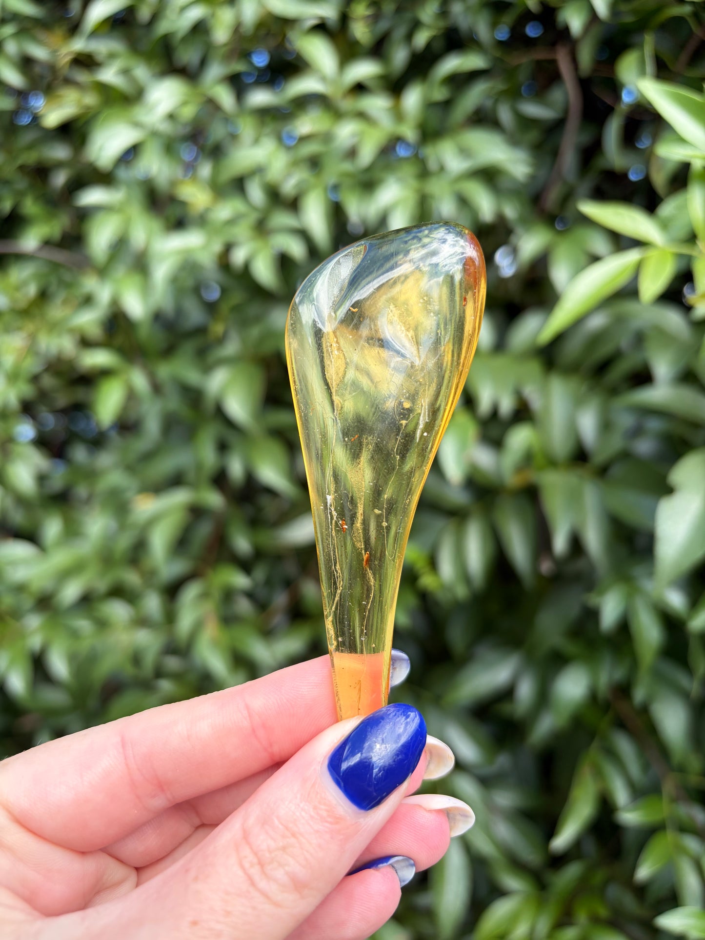 Copal Amber With Bugs Piece D