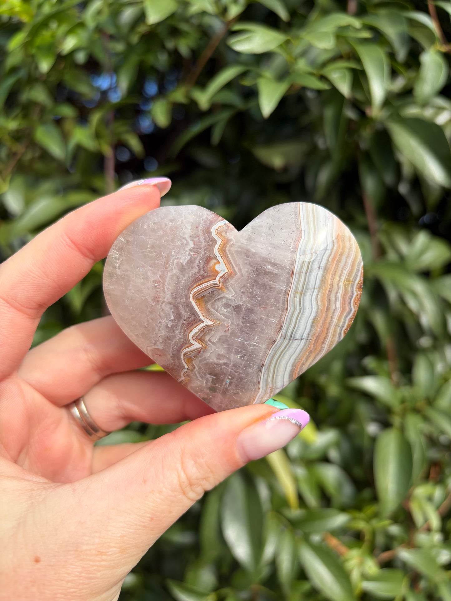 Crazy Lace Amethyst Heart A