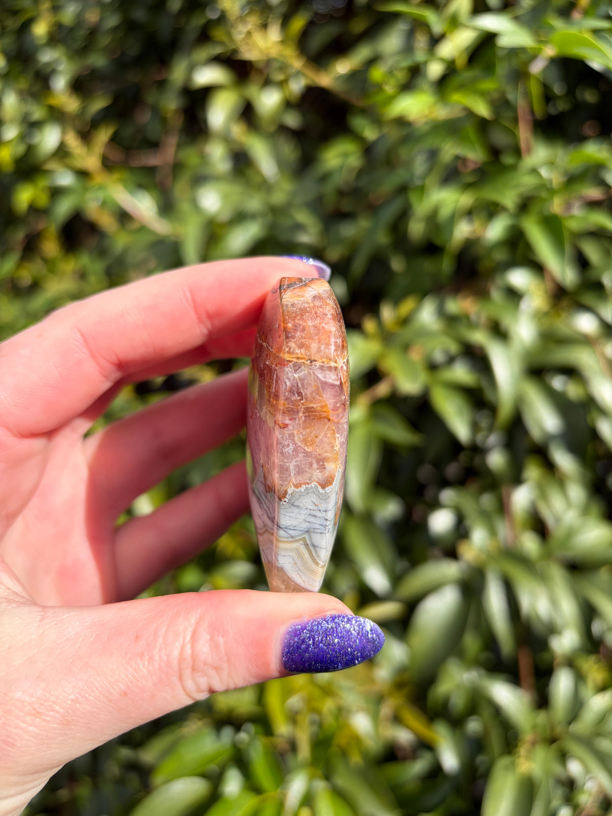 Crazy Lace Amethyst Heart B