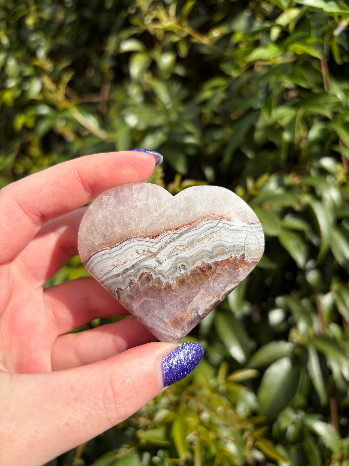 Crazy Lace Amethyst Heart C